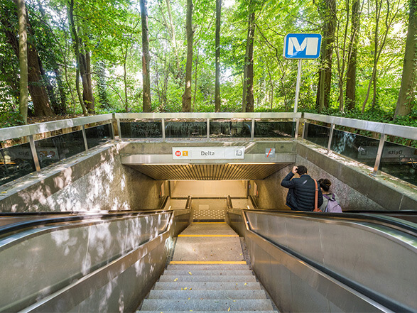 Metro halte Delta